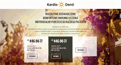 Desktop Screenshot of kardio-denti.pl